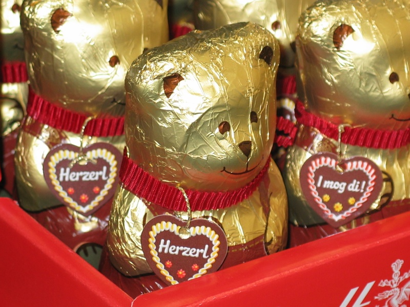 nibble, delicacy, calorie bomb, gift, chocolates, christmas, celebration, treat, calories, cocoa, for sale, 1080P, golden, western script, love, indoors
