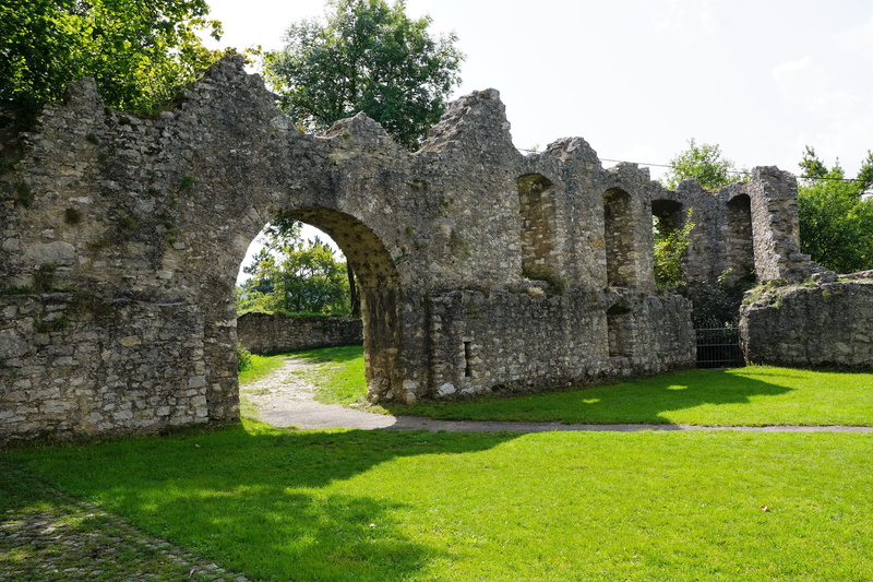 history, tuttlingen, abbey, grass, damaged, clouds, meditation, sky, view, travel destinations, window, summer, day, built structure, deterioration, ancient civilization