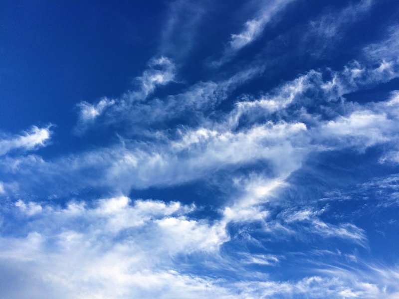 wispy, climate, summer, scenics, nature, Blue Sky, sunlight, Wind, tranquility, cloud - Sky, air, weather, no People, otsu park, clean, fluffy, scenics - nature