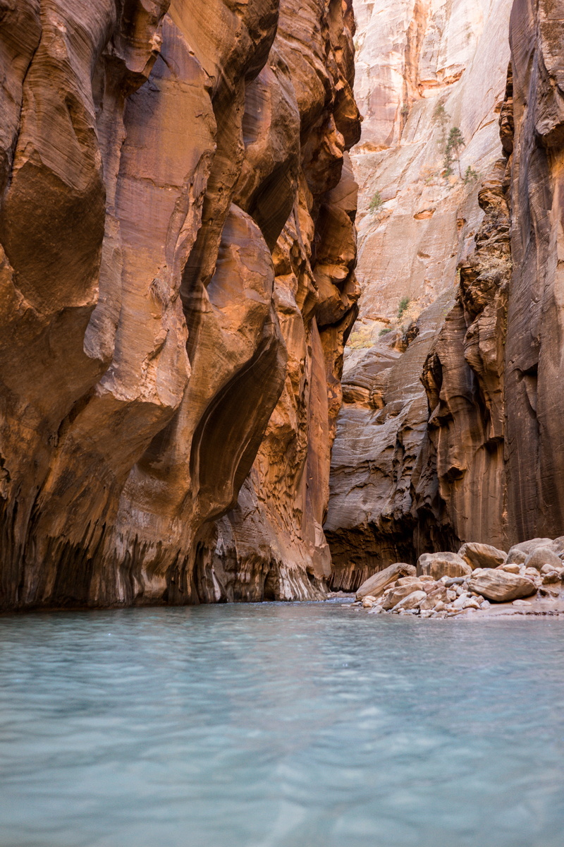 sandstone, red, waterfront, zion national park, canyon, virgin river, rock formation, no people, national park, sea, non-urban scene, the narrows, utah