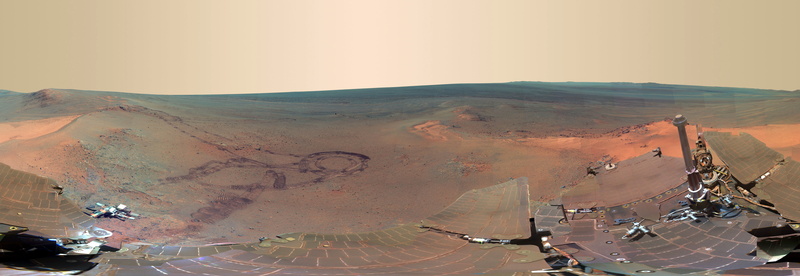 4K, dust, no people, beauty in nature, mountain, land, landscape, mode of transportation, travel destinations, Mars, desert, the Rover, Grilis Haven, Opportunity