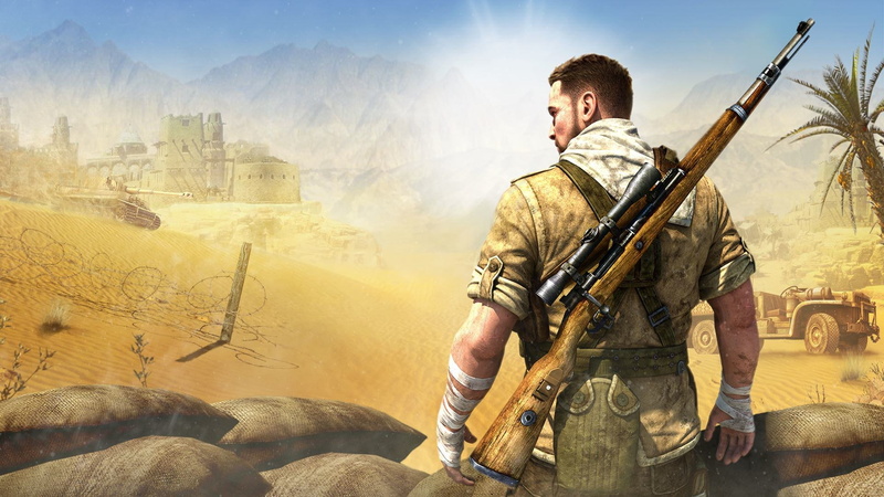 desert, sniper elite 4, 1080P, sniper, Games, soldier