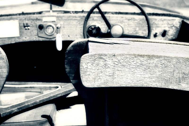 seat, sunlight, obsolete, cruisers, outdoors, old-fashioned, day, no people, boat, crackled, motor vehicle, retro Styled, mode of transportation, transportation