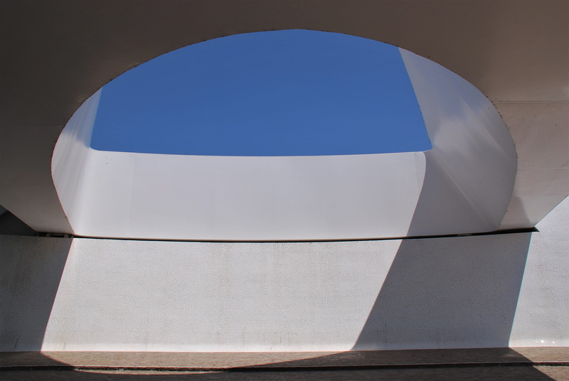 sunny, shadow, window, white color, bridge, blue sky, crackle, outdoors, low, abstract, blue, geometric shape, sunlight, redding, modern, building exterior