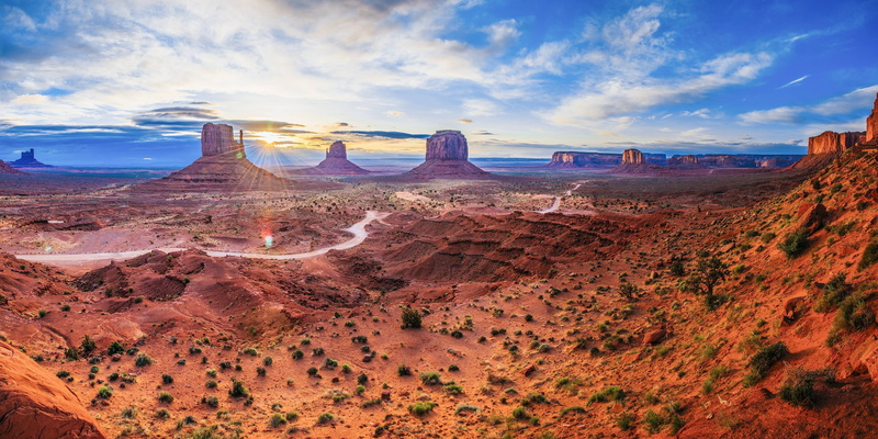 valley, desert, utah, landscape, 4K, nature, monument