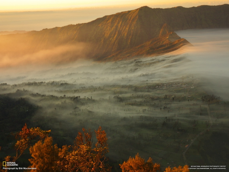 National Geographic, mist, mountains, 720P, nature, landscape