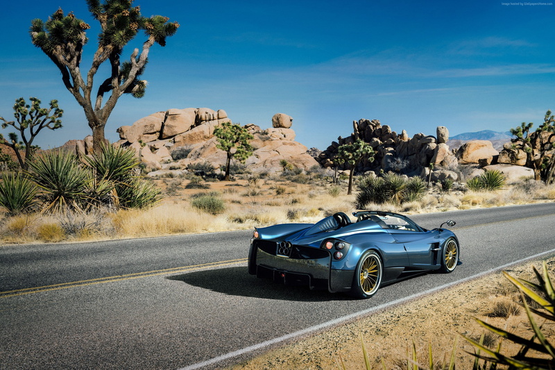 supercar, Pagani Huayra Roadster, Geneva Auto Show 2017, 1080P