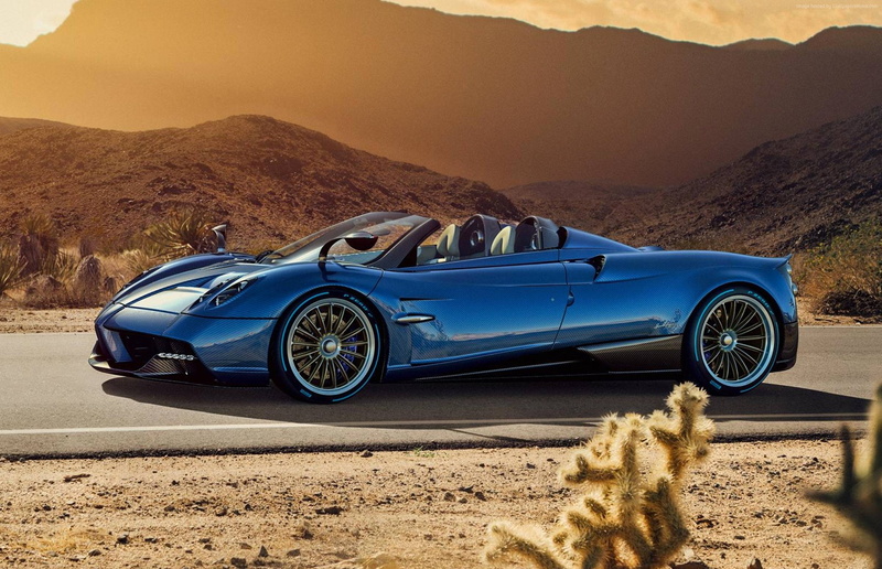 supercar, Pagani Huayra Roadster, Geneva Auto Show 2017, 1080P