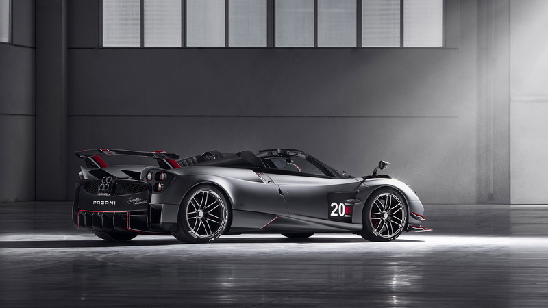 Supercar, Sport Car, Convertible, Pagani Huayra Roadster BC, Car, Pagani, Silver Car, 4K