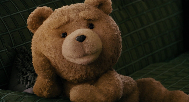 no people, Ted (Movie Character), mammal, Movie, 1080P, front view, indoors, Ted, animal themes, softness, representation, stuffed toy, single object