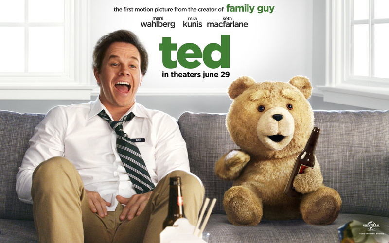 1080P, Movie, Mark Wahlberg, Ted, Ted (Movie Character)