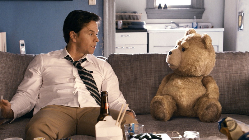 1080P, Ted (Movie Character), Ted, Movie, Mark Wahlberg