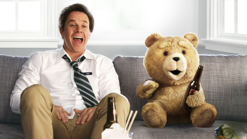 Ted (Movie Character), Mark Wahlberg, Movie, Ted, 1080P