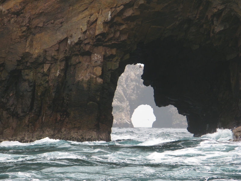 wave, waterfront, day, body, no people, national reserve, 2K, paracas, solid, scenics - nature, rock, water, costa, geology, formation, arch, shade, sea