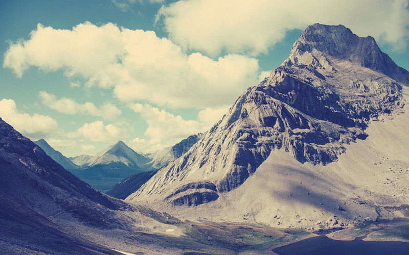 sky, mountains, no people, cloud - sky, snowcapped mountain, day, tranquility, tranquil scene, shadow, snow, filter, sunlight, mountain peak, formation