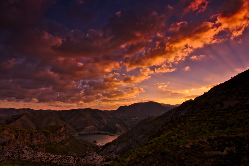 sunrise, 1080P, morning, Sierra Nevada, mountains, CA, lake canales, USA