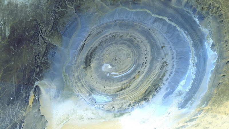 land, Africa, day, environment, geometric shape, pattern, water, backgrounds, abstract, Ring structure, pollution, full frame, swirl, physical geography