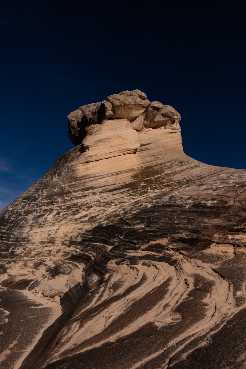 physical geography, arid climate, architecture, 8K, night, plateau, rock formation, nature, gray, patrick hendry, promontory, cliff, sandstone, archaeology
