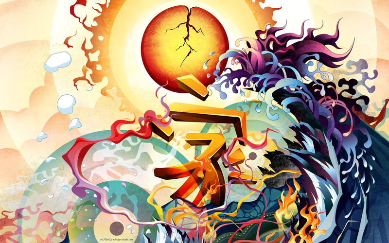 1080P, graphic, earthquake, artistic, art, japan