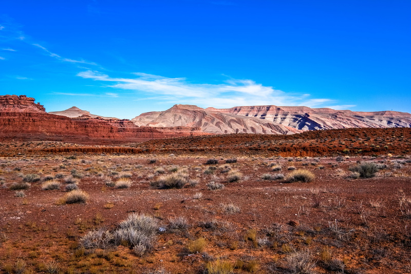 photography, semi-arid, sky, scenics - nature, sunshine, mountain, red sand, geology, vibrant, tranquil scene, remote, sand, mountain range, rock - object