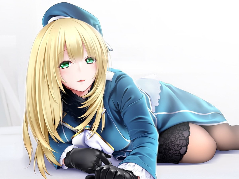 looking at camera, front view, women, females, young adult, one person, woman, indoors, beauty, Kantai Collection, anime, 480P, bangs, portrait, innocence