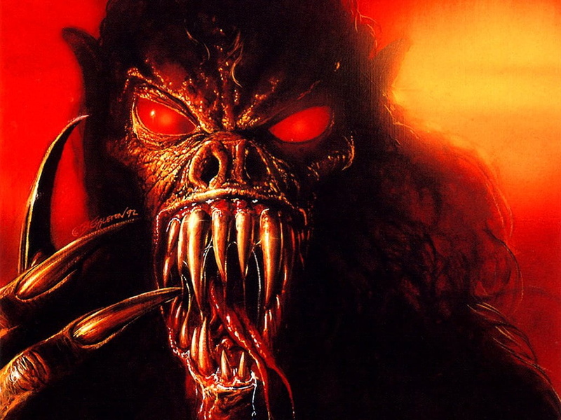 mask - disguise, celebration, human hair, disguise, one person, headshot, mask, scary, red, 480P, nail, long hair, front view, looking at camera, face