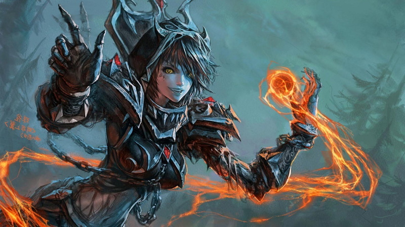 waist up, undead world of warcraft, adult, indoors, sport, smoke - physical structure, inferno, water, women, females, mid adult, one person, fire, 1080P