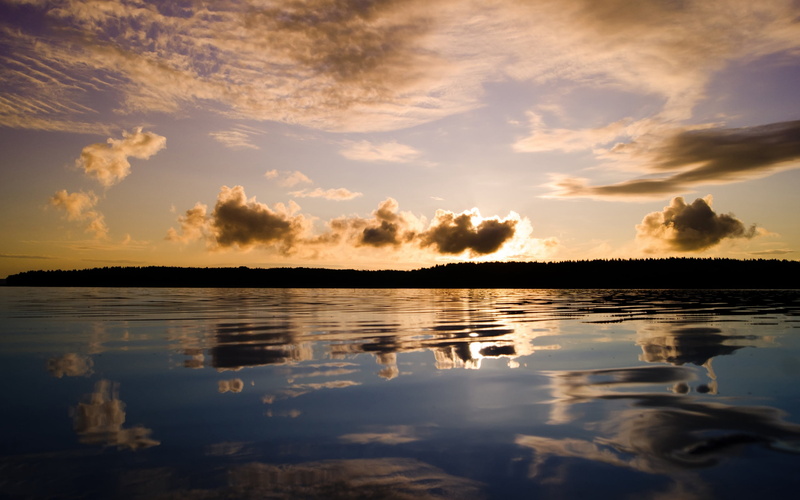 landscape, morning, hills, evening, dusk, cloudscape, gold Colored, silence, blue, sky, outdoors, scenics - nature, surface, vacations, waterfront, nature