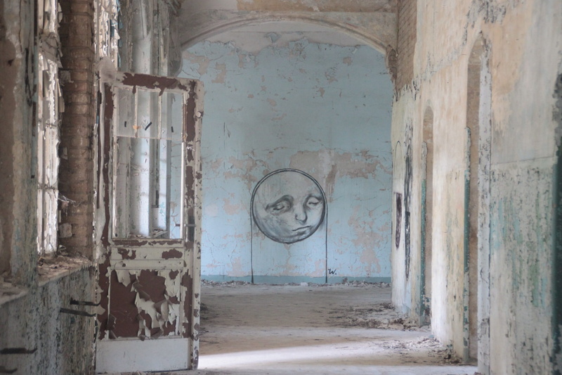 history, built Structure, Flake, Color, decline, building, obsolete, bad condition, weathered, run-down, architecture, no people, day, door, Beelitz, ruined