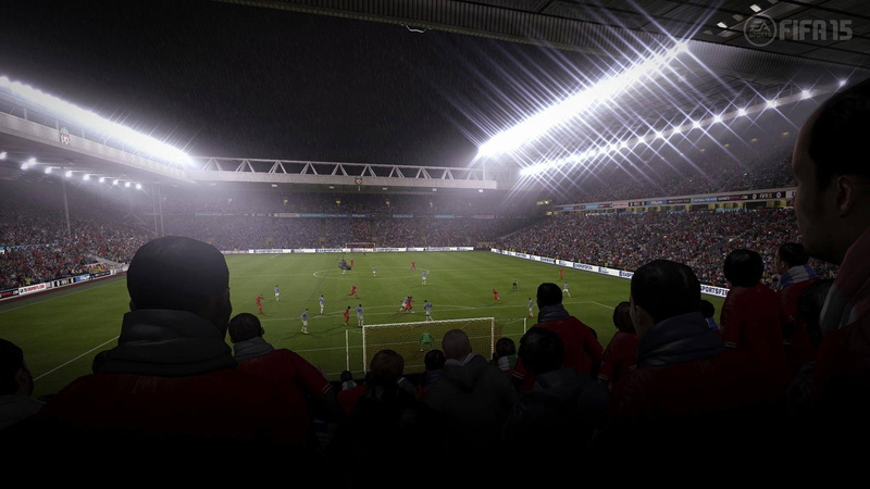 1080P, playing field, desktop, fifa, game, group of people, lighting equipment, real people, ceiling, leisure activity, audience, stadium, illuminated