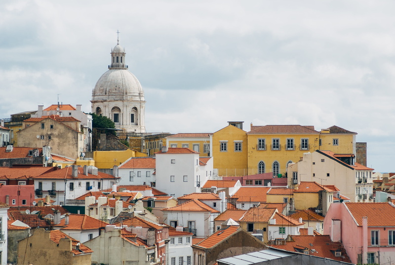 building exterior, history, dome, belief, cloud - sky, travel destinations, travel, church, tourism, built structure, view, architecture, city, summer