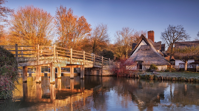 wood - Material, scenics, building Exterior, residential district, cabin, rural Scene, lake, 1080P, old, nature, cultures, sky, bridge, rustic, old-fashioned