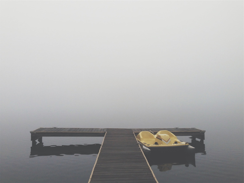 wall - building feature, pedal boat, beside, water, reflection, wood, pier, tranquil scene, transportation, 1080P, grey, paddle boat, nature, boat, docking