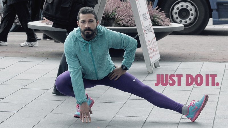 1080P, Nike, running, Shia LaBeouf