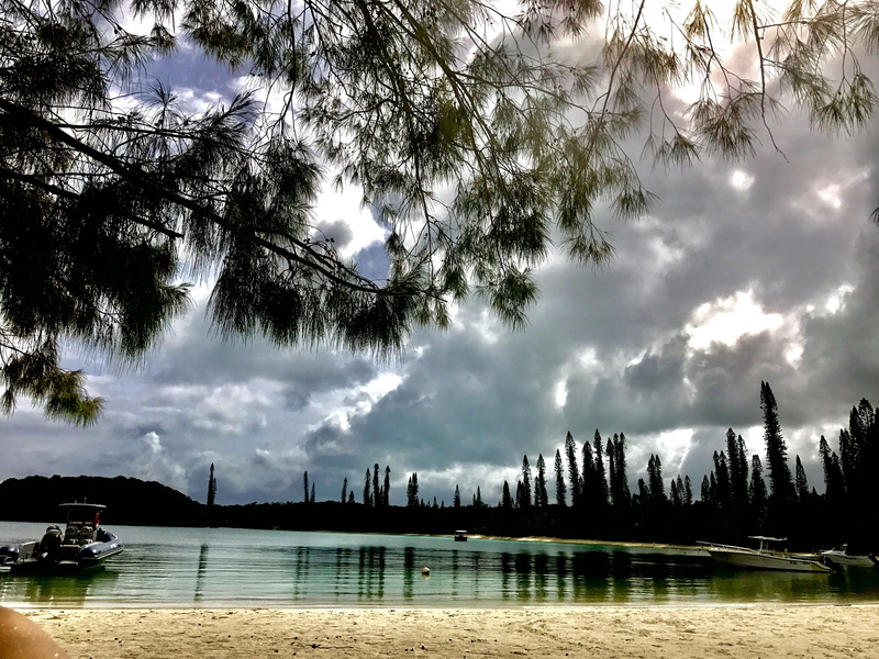 sky, paradise, Island, small cove, exotic, French Territory, isle of pines, landscape, waterfront, scenics - nature, water, 4K, tree, lake, day, tranquility