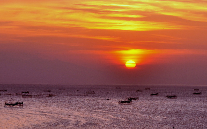 sunset, 2K, manila, bay