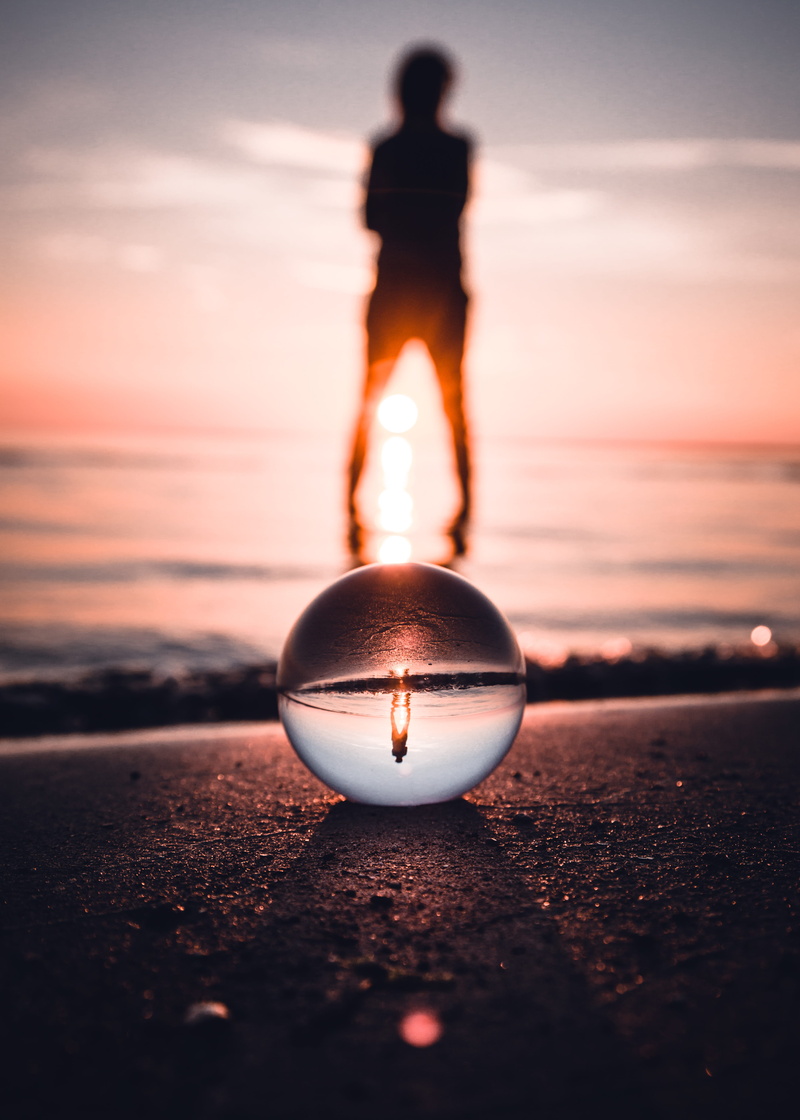 shiny, sea, splash, glass ball, silhouette, no People, vacations, golden, copy Space, drops, summer, shot, reflection, beach, 5K, sunrise - Dawn, macro