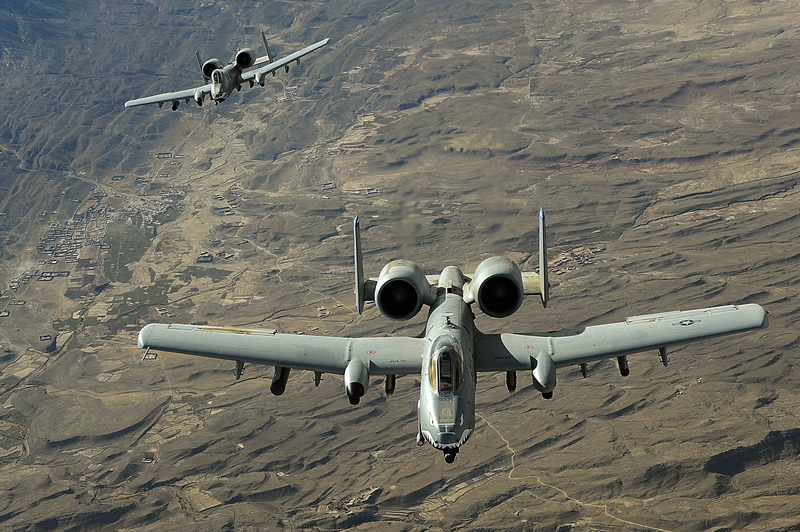 2K, Jet Fighters, Aircraft, Fairchild Republic A-10 Thunderbolt II, Warthog, Military, Desert