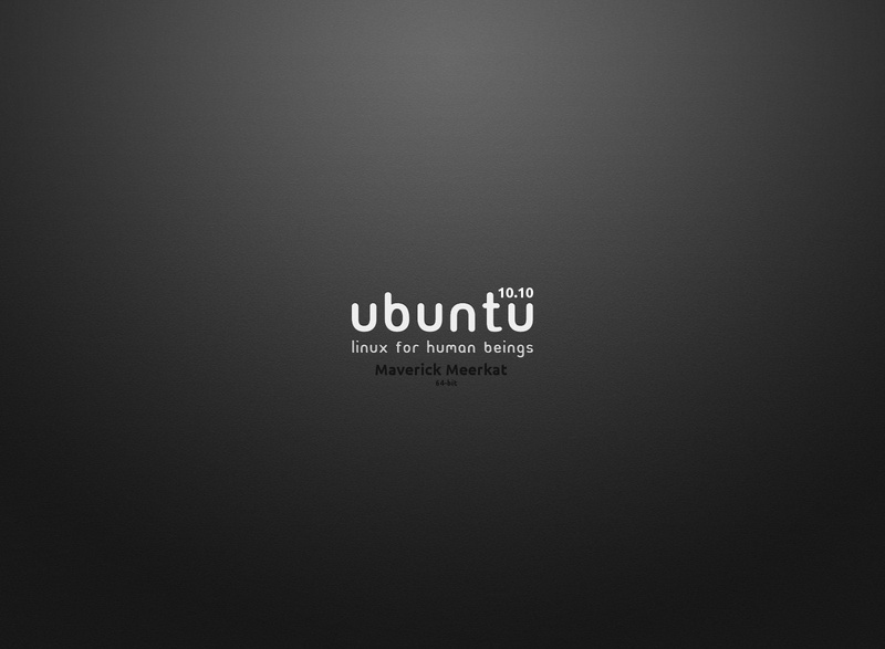 Computers, Ubuntu, maverick, 720P, linux for human beings, maverick black 64-bit, Linux, bit, black