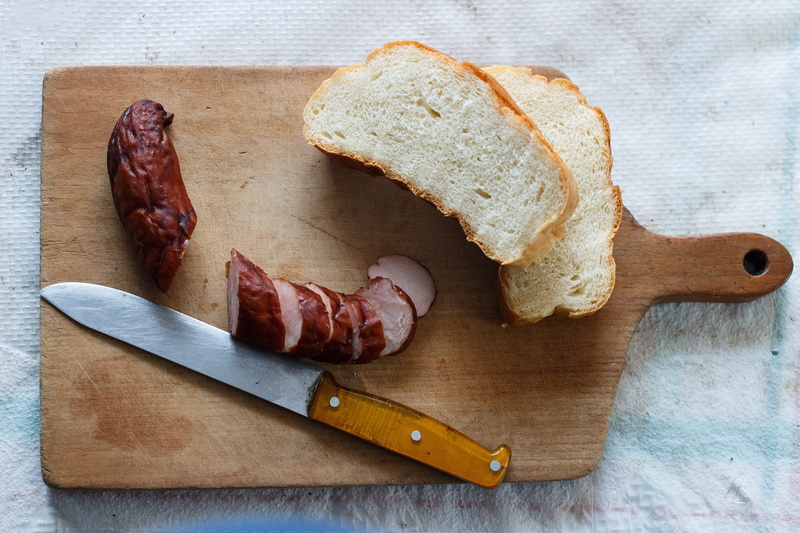 nutritious, lunch, breakfast, snack, preparation, meat, cooking, board, table, rural, delicious, high angle view, chopping, canteen, healthy eating, cutting board
