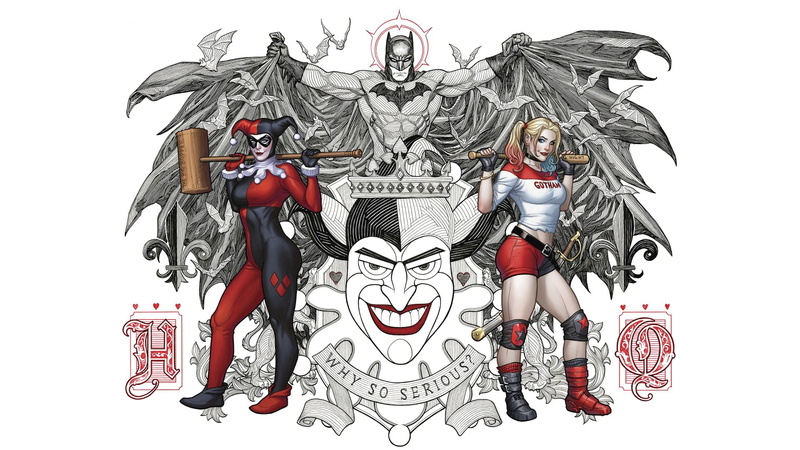 1080P, Joker, DC Comics, Harley Quinn, Batman, Comic, Harleen Quinzel