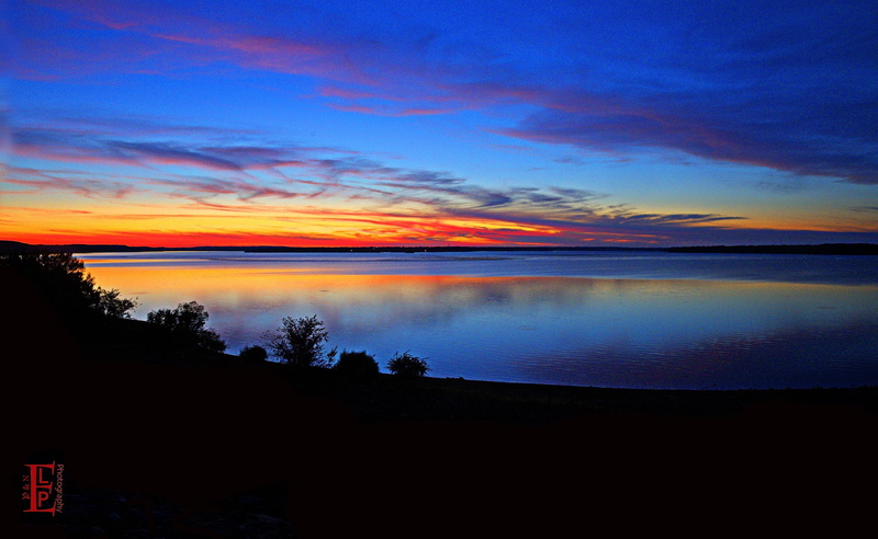 Lawrence, Nature, Landscape, 2K, Clinton Lake, United States, shoreline, Scenery, Sunset, Travel, Scene, Kansas