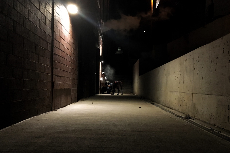 lawrence, city, light, brick, smoke, light at the end of the tunnel, united states, the way forward, ceiling, kansas, wall, alley, transportation, architecture