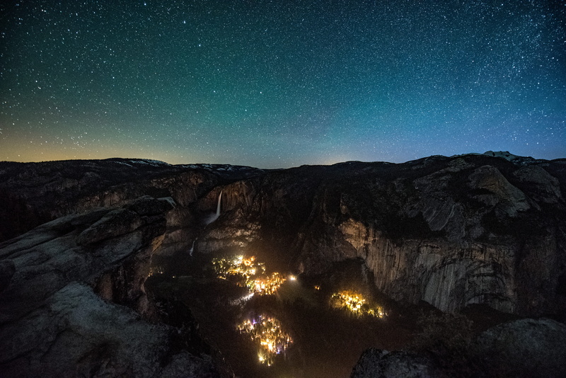 night sky, dark, mountain, science, yosemite valley, star, environment, space and astronomy, astronomy, rock, solid, village, no people, astrology, scenics - nature