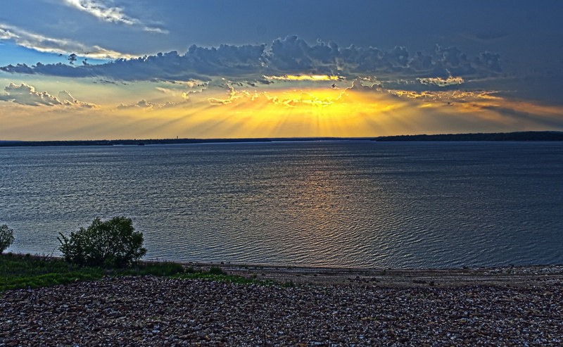 sunset, Scene, United States, 2K, Lake, outdoors, Bank, beauty in nature, beach, sunlight, sea, horizon, horizon over water, Nature, Sunrays, scenics - nature
