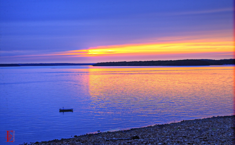sea, beach, tranquil scene, Travel, tranquility, no people, Lawrence, romantic sky, cloud - sky, strange, paddle, Landscape, sunset, United States, purple