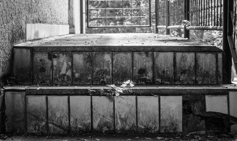 motion, macro, detail, hobby, architecture, city, path, plant, Stairs, staircase, abandoned, gradually, built structure, fountain, day, long way, Walking