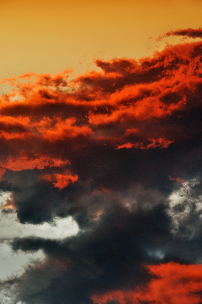 red, clouds, cloud, 4K, multi Colored, moody Sky, cloud - Sky, no People, dramatic Sky, overcast, yellow, landscape, summer, color Image, cumulus Cloud
