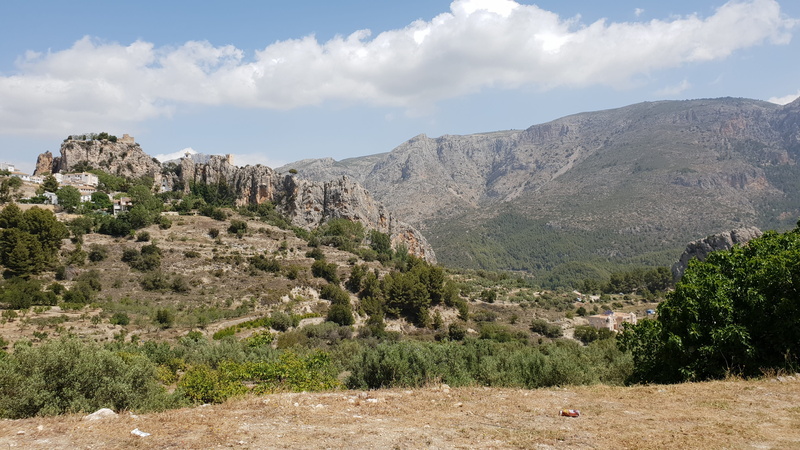mountains, outdoors, nature, 4K, environment, guadalest, day, sky, non-urban scene, no people, mountain peak, scenics - nature, formation, plant, rock