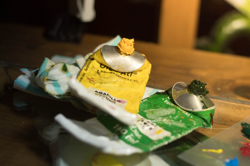 food, close-up, obra, arte, choice, pasión, no people, Óleos, variation, verde, sweet, container, artísta, selective focus, food and drink, amarillo, colores